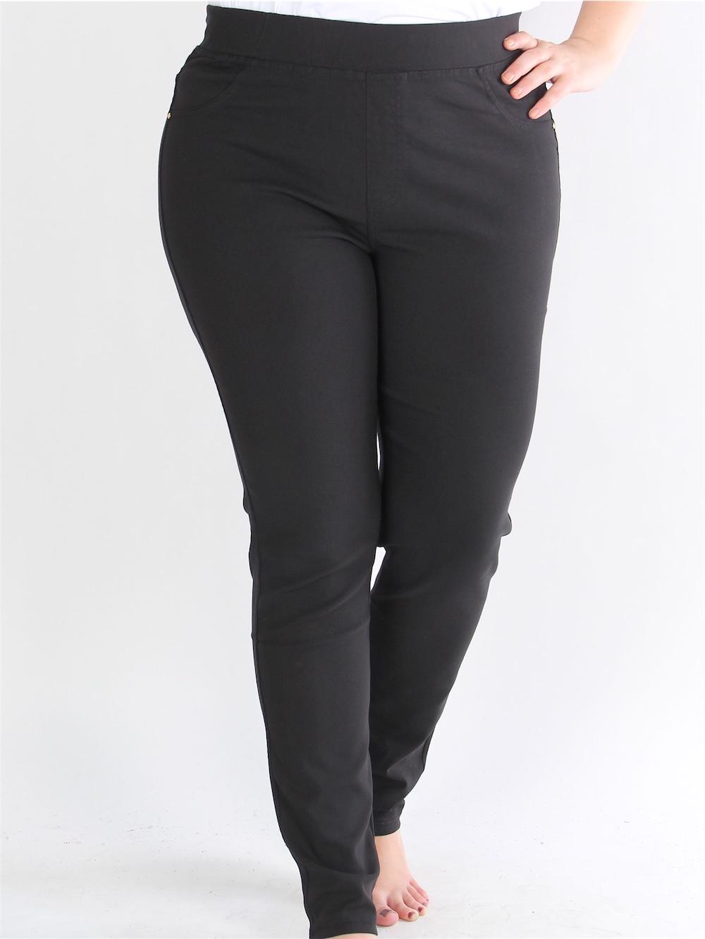 Pandora - Beigefarvet leggings i jeans look